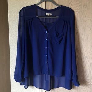 Silence and Noise Sheer Blouse